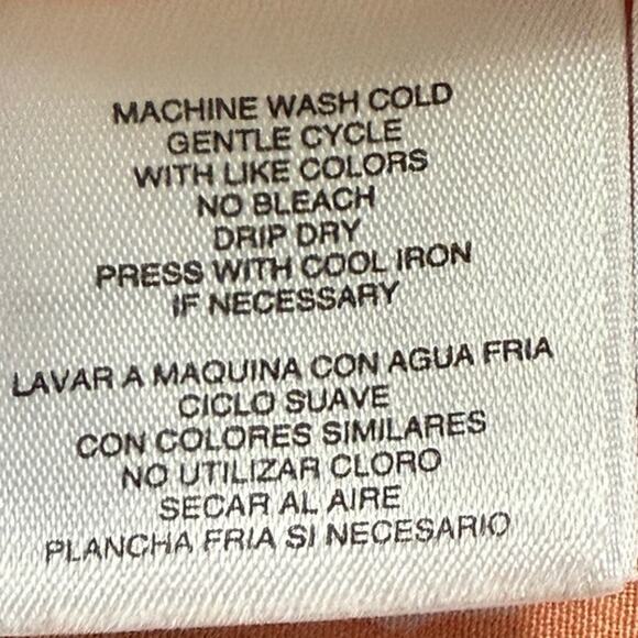 Anne Klein Blouse with Gold Accent Buttons Women’s Small 3/4 Sleeve Roll Up - Picture 5 of 7